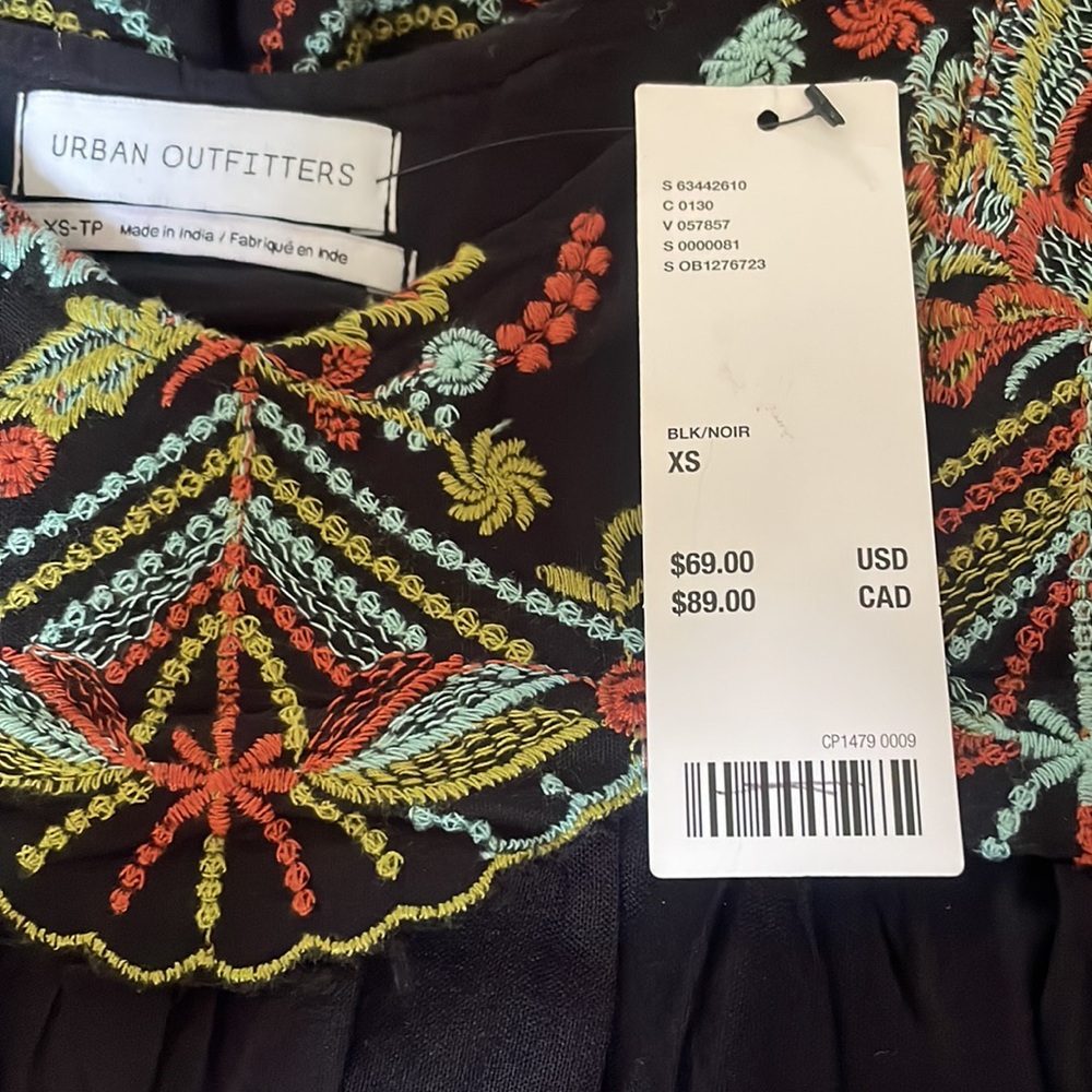 Urban Outfitters Jamie Embroidered Babydoll Dress - Picture 14 of 14
